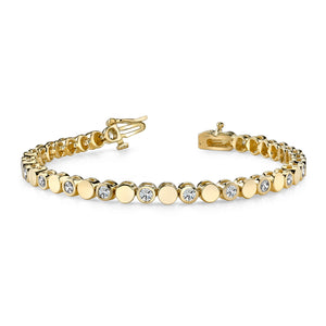 14k AAA Diamond tennis bracelet