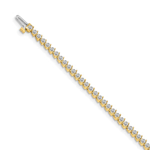 14k VS Diamond Tennis Bracelet