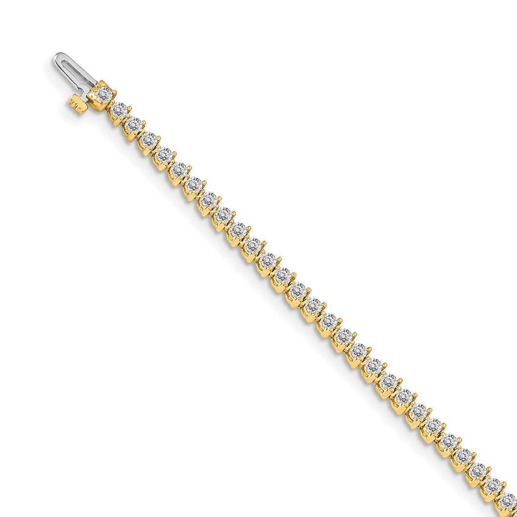 14k VS Diamond Tennis Bracelet
