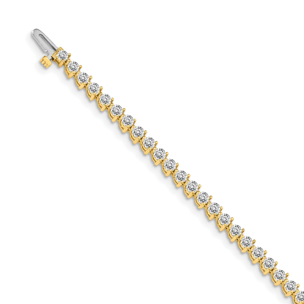 14k A Diamond Tennis Bracelet