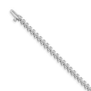 14k White Gold VS Diamond Tennis Bracelet