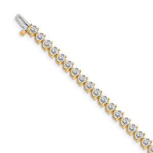 14k AA Diamond Tennis Bracelet