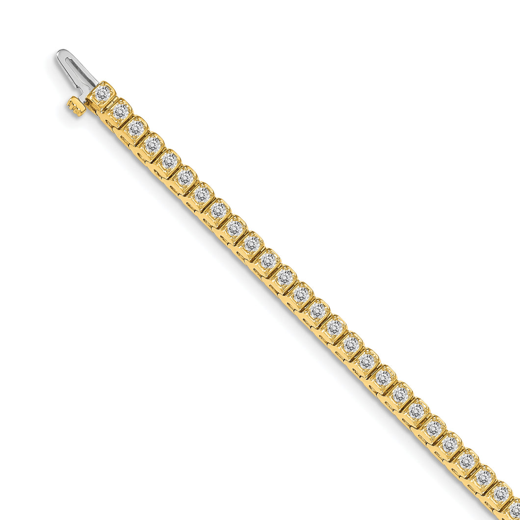 14k AA Diamond tennis bracelet