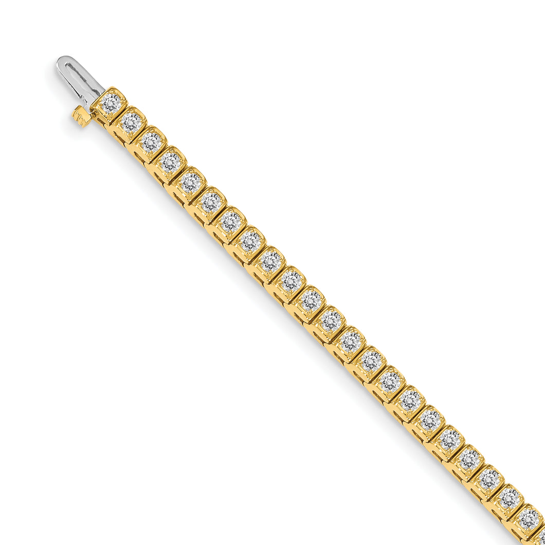 14k A Diamond tennis bracelet