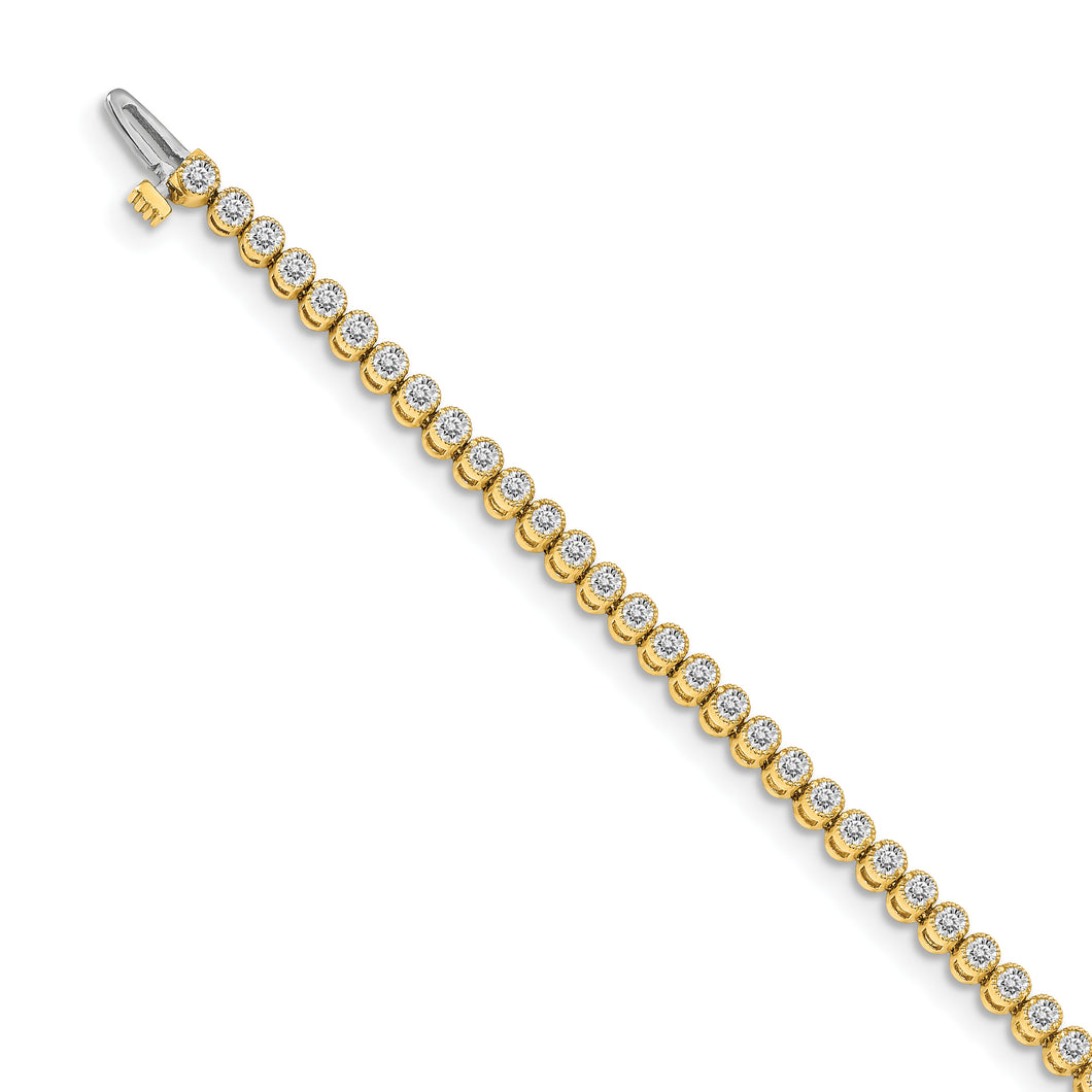 14k VS Diamond Tennis Bracelet