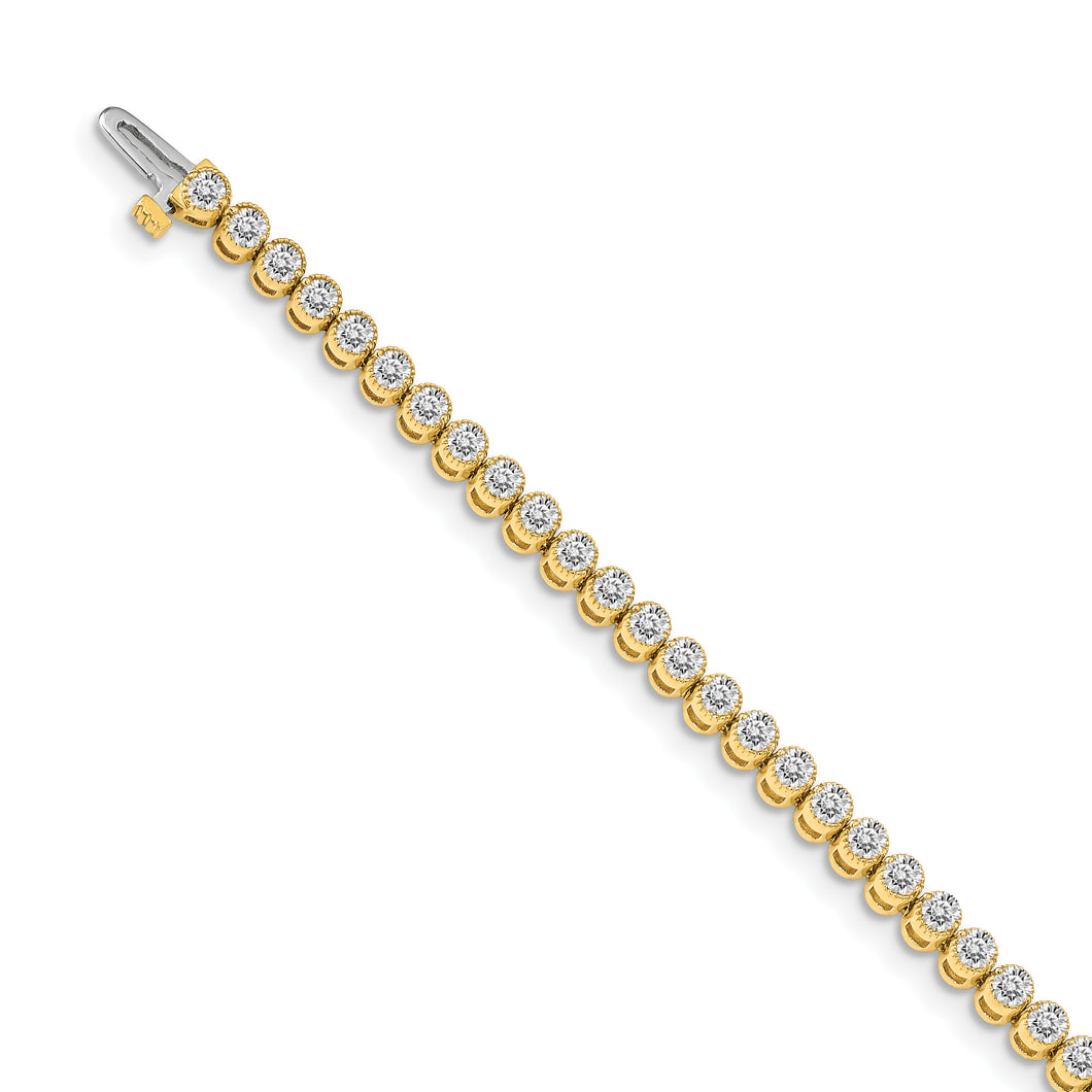 14k A Diamond Tennis Bracelet