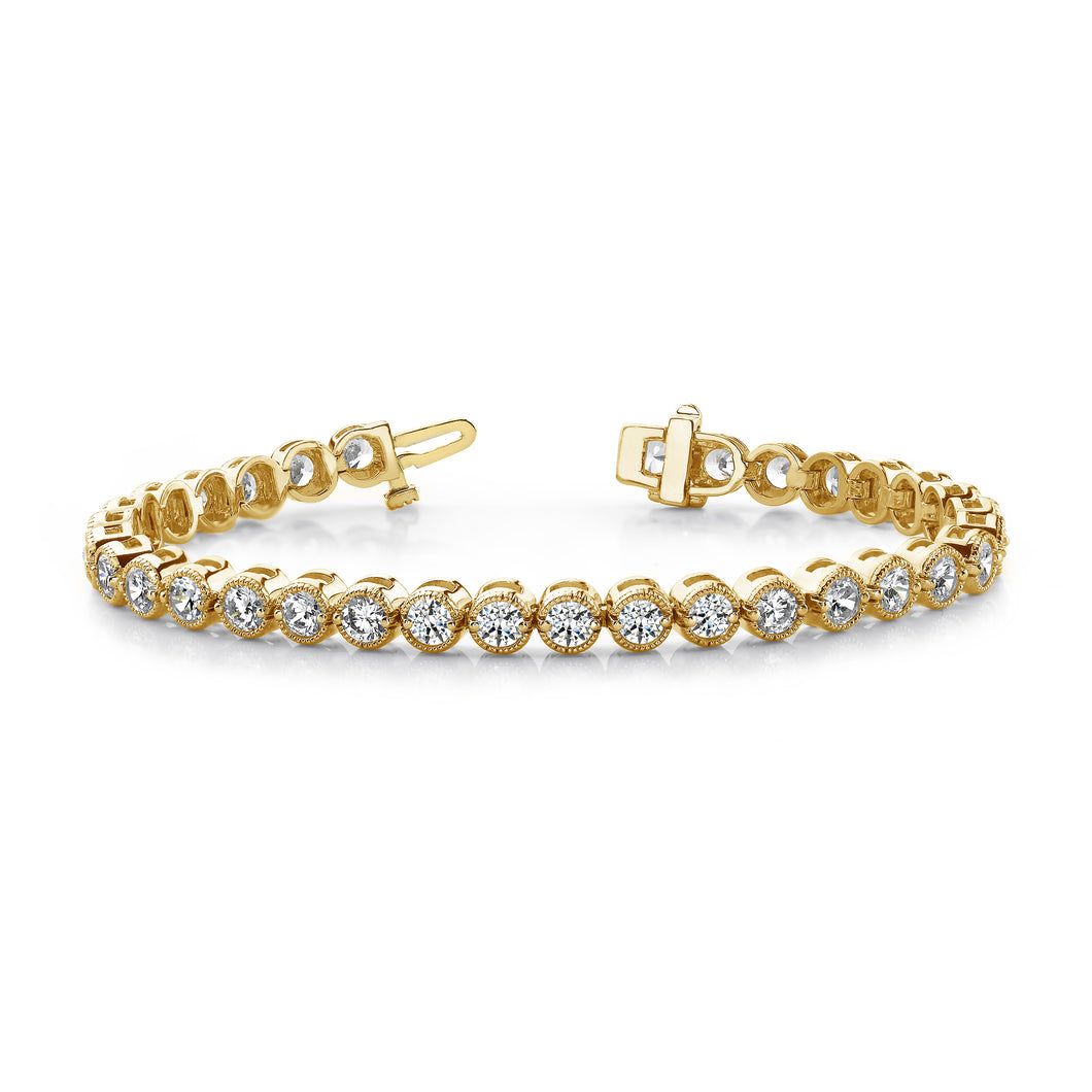 14k AAA Diamond tennis bracelet