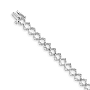 14k WG Holds up to 2.25mm Stones Add-A-Diamond Tennis Bracelet
