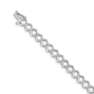 14k White Gold Holds up to 29 2.5mm Stones Add-A-Diamond Tennis Bracelet Mo
