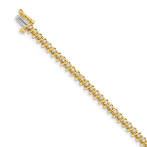 14k A Diamond Tennis Bracelet