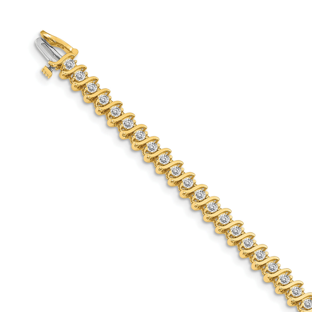 14k VS Diamond Tennis Bracelet