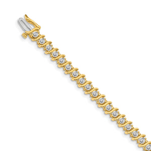 14k VS Diamond Tennis Bracelet