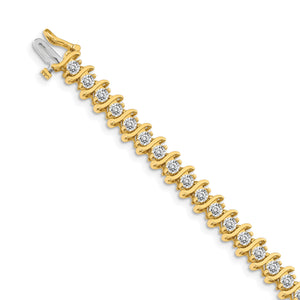 14k 3.3mm Diamond Tennis Bracelet Mounting