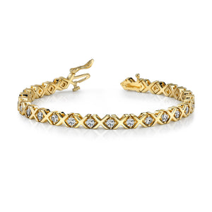 14k VS Diamond tennis bracelet