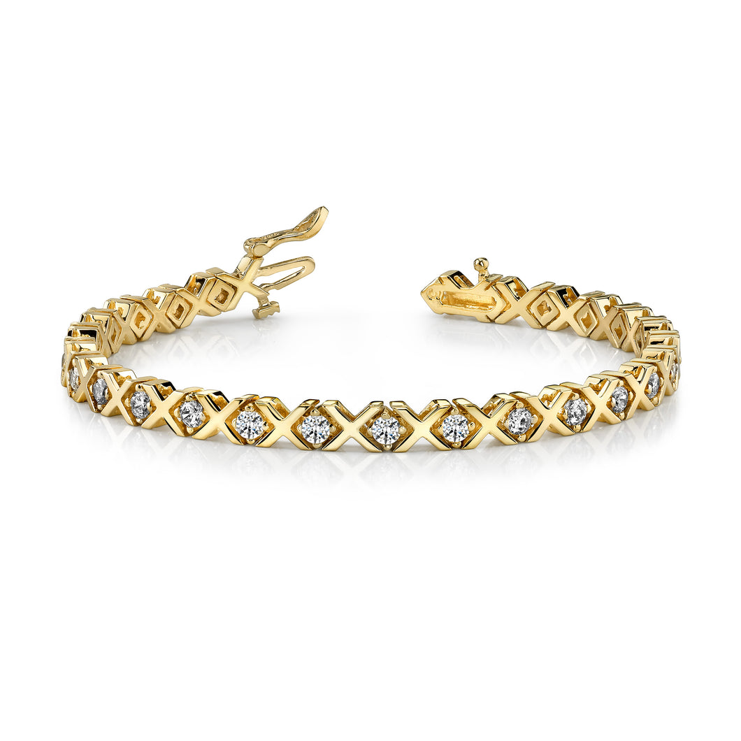 14k VS Diamond tennis bracelet
