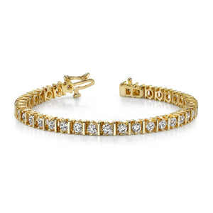 14k AAA Diamond tennis bracelet