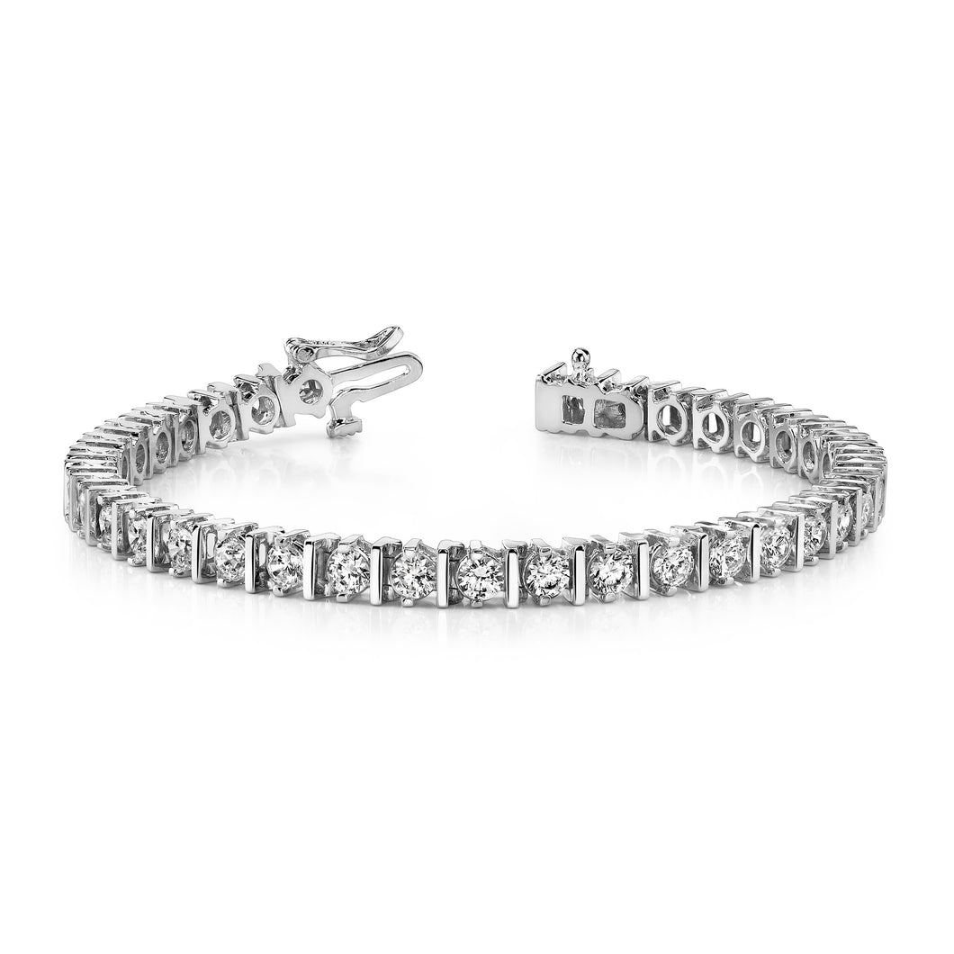 14k White Gold VS Diamond tennis bracelet