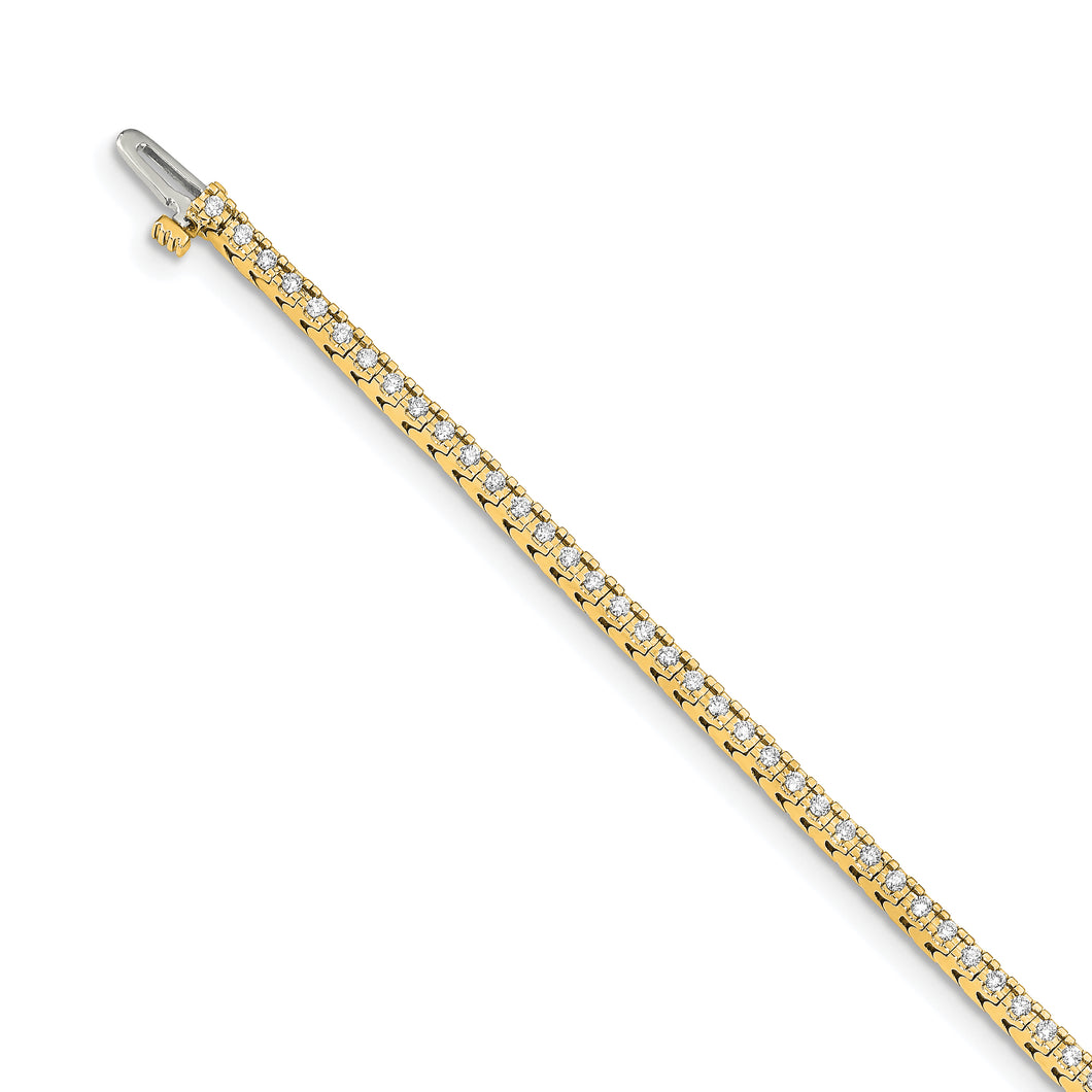 14k A Diamond Tennis Bracelet