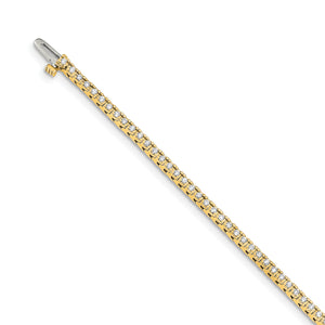 14k AA Diamond Tennis Bracelet