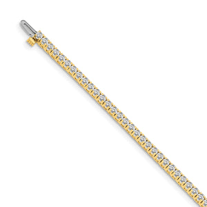 14k AA Diamond Tennis Bracelet