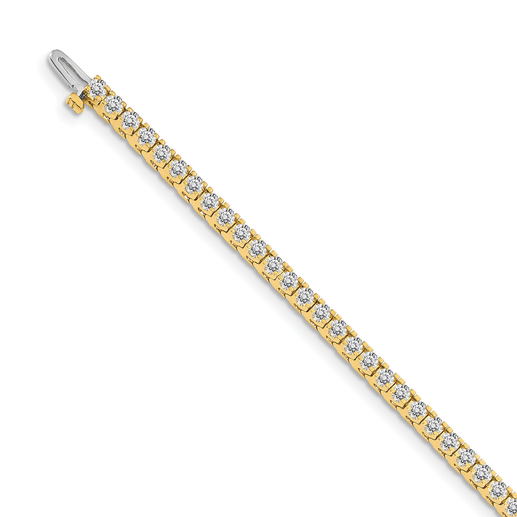 14k VS Diamond Tennis Bracelet