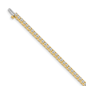 14k AAA Diamond Tennis Bracelet