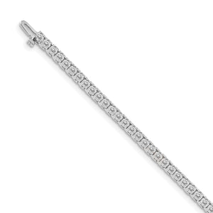 14k White Gold VS Diamond Tennis Bracelet