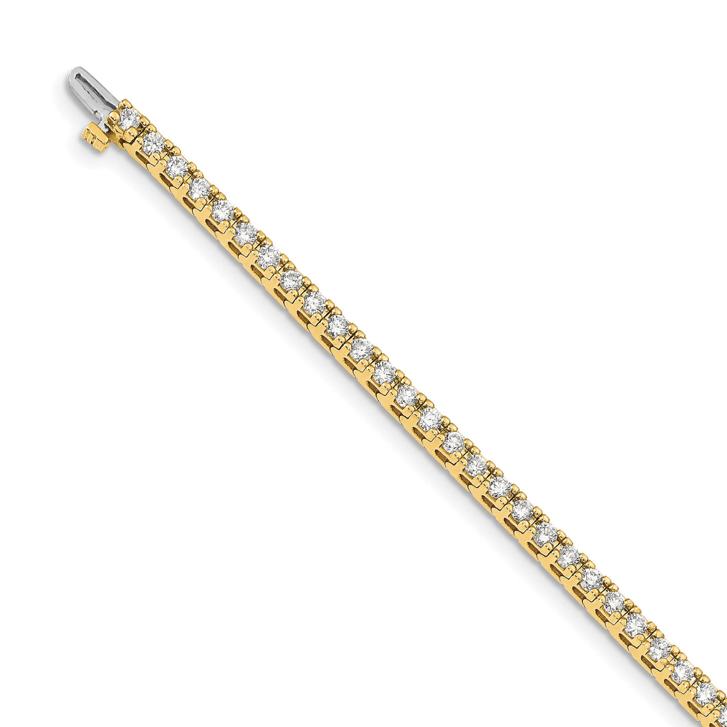 14k A Diamond Tennis Bracelet