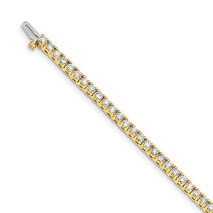 14k AA Diamond Tennis Bracelet