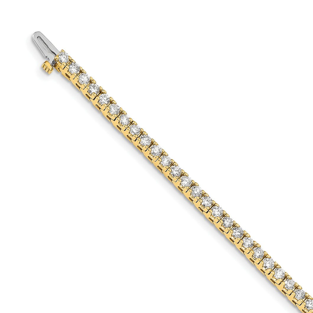 14k AAA Diamond Tennis Bracelet