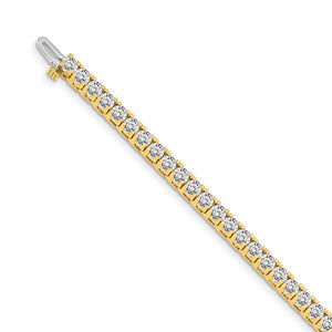 14k AAA Diamond Tennis Bracelet