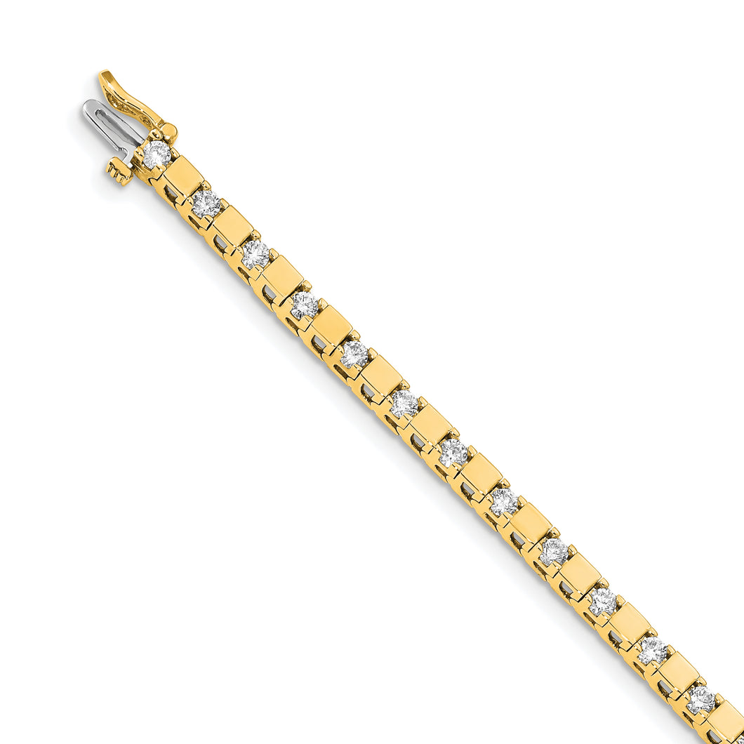 14k AA Diamond tennis bracelet