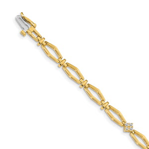 14k VS Diamond Fancy Bracelet