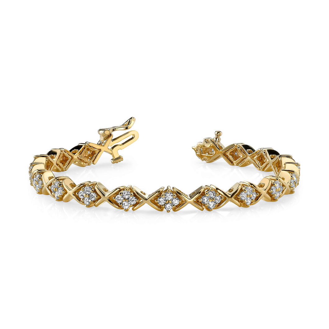 14k VS Diamond tennis bracelet