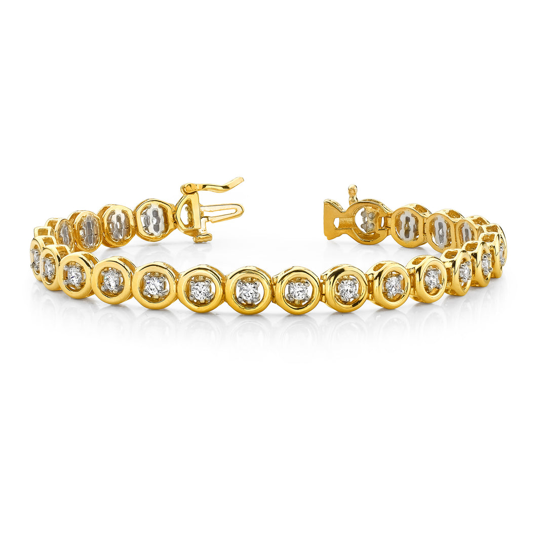 14k A Diamond add-a-dia bracelet