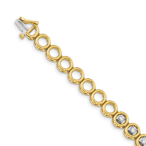 14k AAA Diamond Add-A-Diamond Bracelet