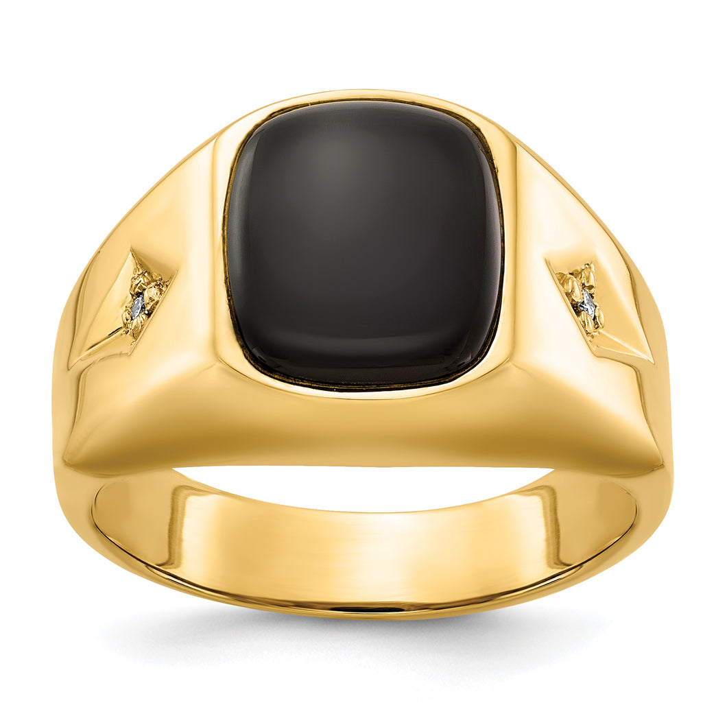 14k AA Diamond men's ring
