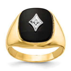 10ky AA Diamond men's ring