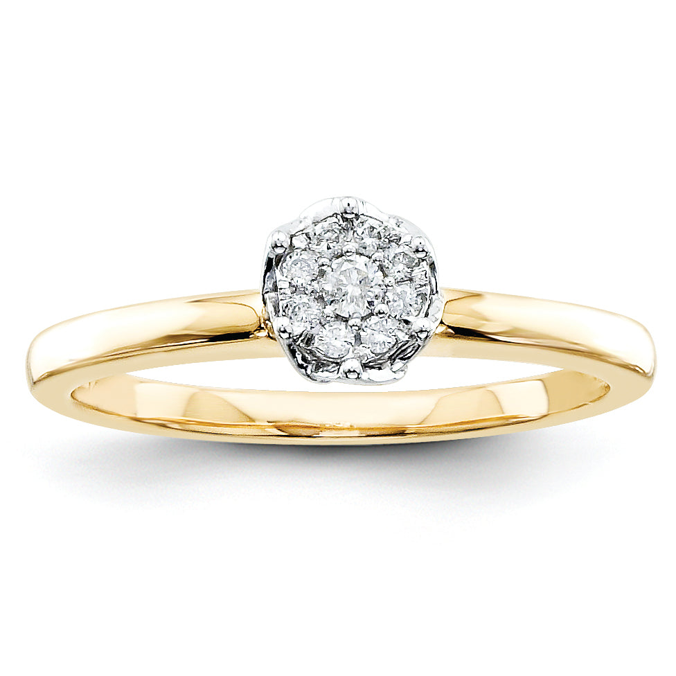 14k Diamond Engagement Ring