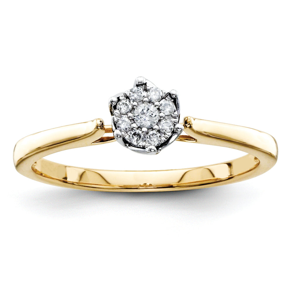 14k Diamond Engagement Ring