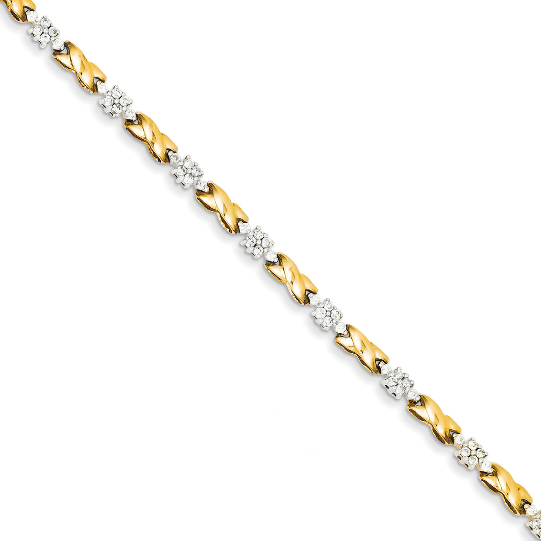 14k Diamond Bracelet