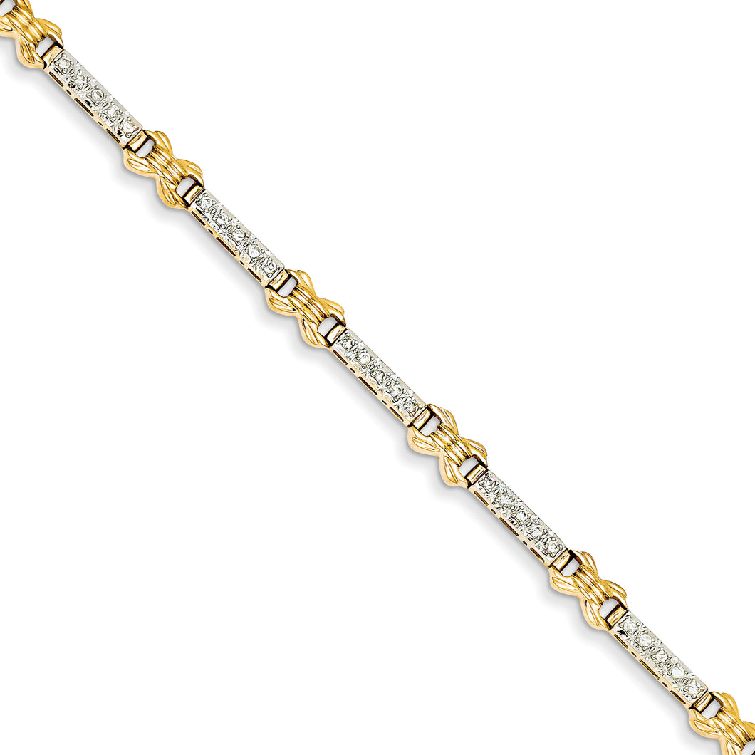 14k Diamond Bracelet