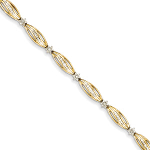 14k Diamond Bracelet