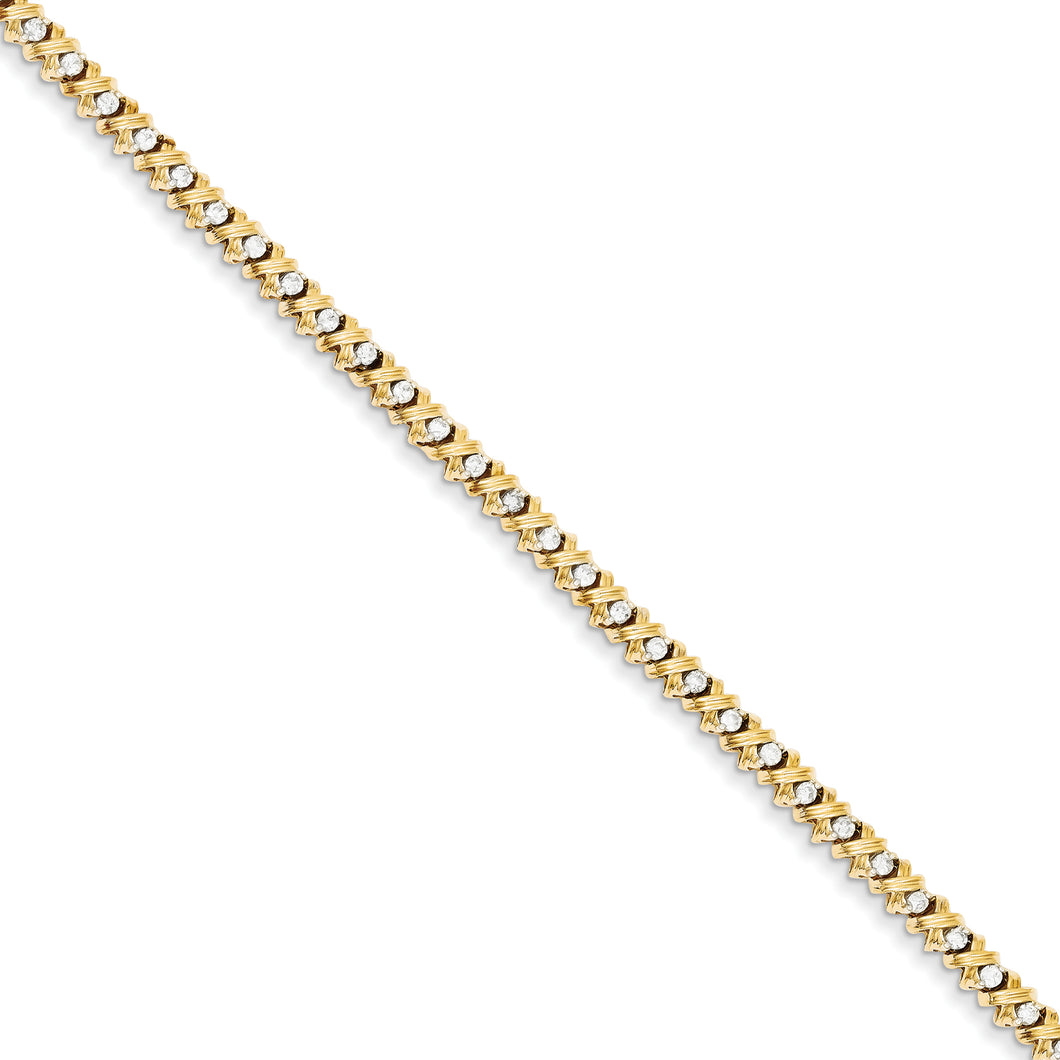 14k Diamond Bracelet