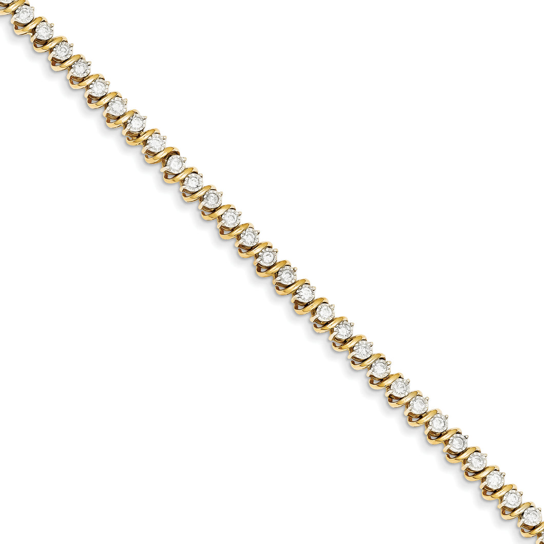 14k Diamond Bracelet