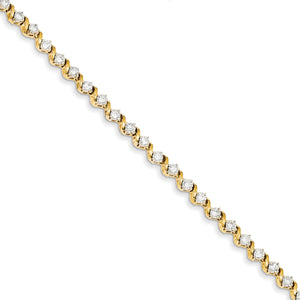 14k Diamond Bracelet