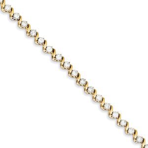 14k Diamond Bracelet