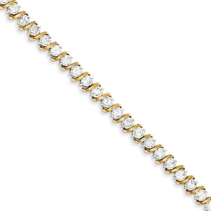 14k Diamond Bracelet