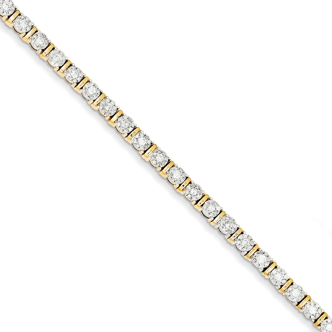 14k Diamond Bracelet