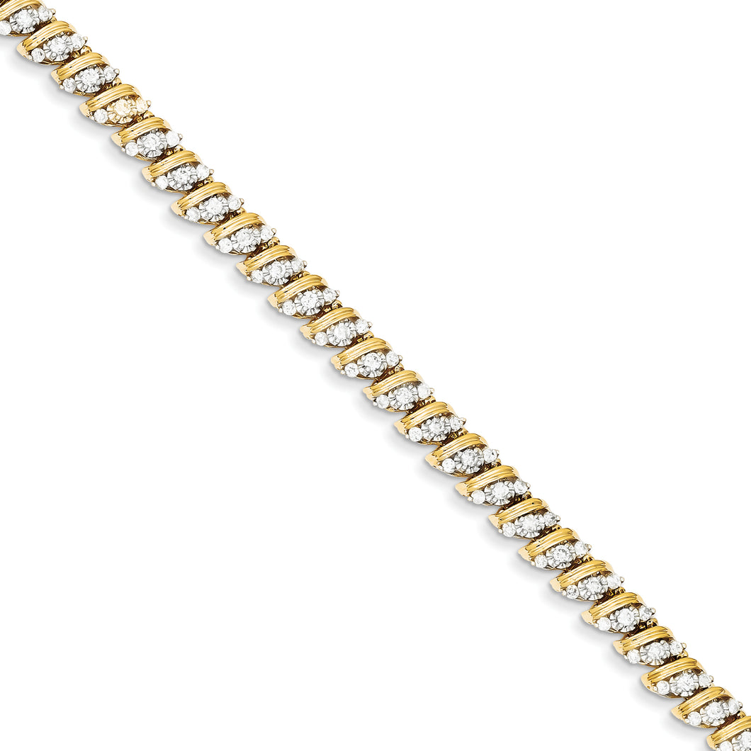 14k Diamond Bracelet